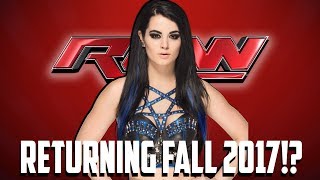 Update On Paige's WWE Return In Fall 2017!?