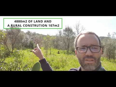 FARM FOR SALE 4880m2, WITH RURAL CONSTRUTION - 49.500€ - ALDEIA DO BISPO PENAMACOR - QUINTA 4880m2