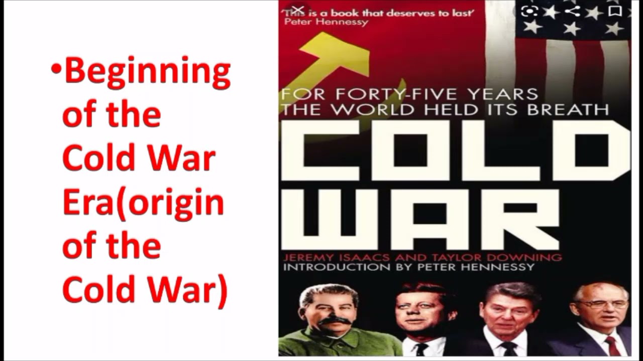 Cold War Day 1 Class 12 History Holy Heart Schools