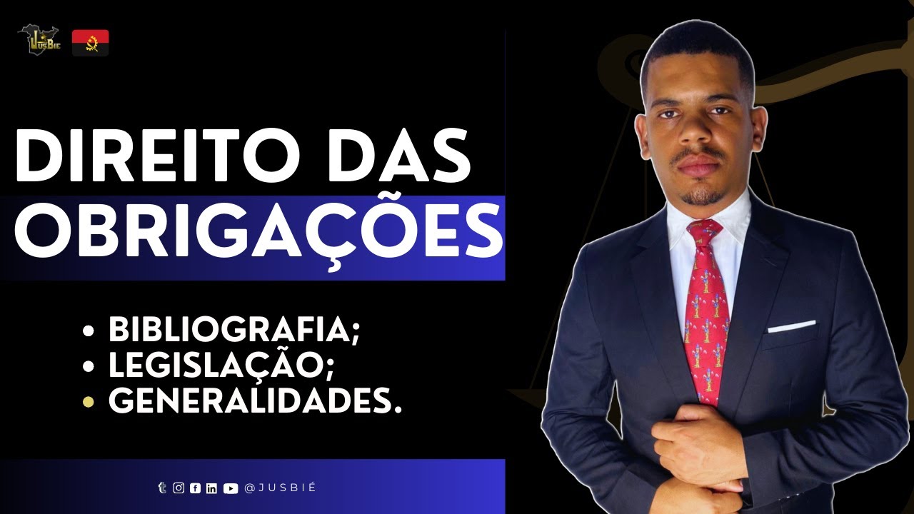 Direito das Obrigações | Generalidades, Bibliografia e Legislação - Aula 01