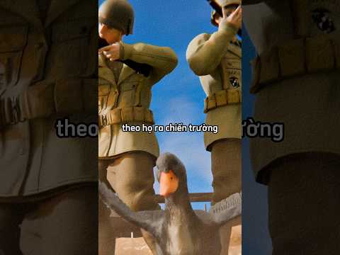 Con vịt chiến đấu, bắt “tù binh” và được vinh danh 🪖🦆 #giaitri #kienthuc