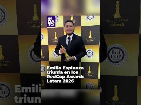 Emilio Espinoza triunfa en los RedCop Awards Latam 2026