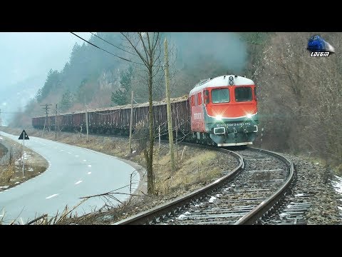 LDE2100 60-0412-6 & Marfar TFG Freight Train in Defileul Crișului Repede Canyon - 19 January 2020