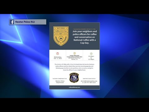 NJ Newton Township Police Department & Coffee With A Cop