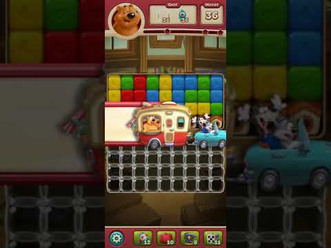 Toon Blast - level 801 (3 Stars)