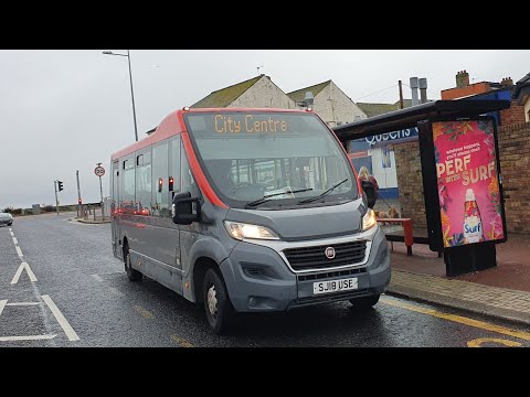 BLASTING DOWN A19: Journey on Dead Run | SJ18USE - Gateshead Central: Fiat Ducato/Mellor Orion