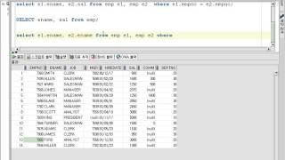 20강 oracle 11g SQL self join (오라클 self join)