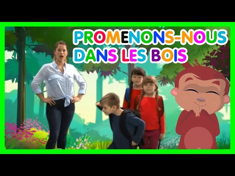 👼😍Promenons nous dans les bois - Les Amis de Boubi - Comptine  à gestes avec paroles (Karaoké)