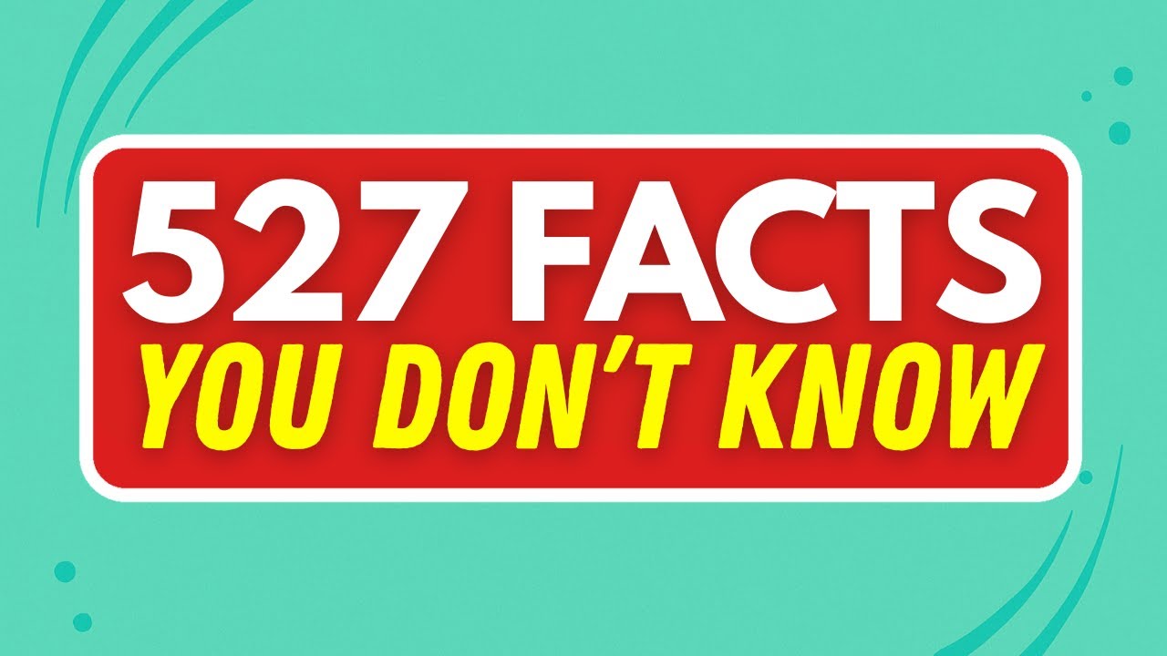 527 Mind-Blowing FACTS You Don't Know | Ultimate Zarpado Compilation