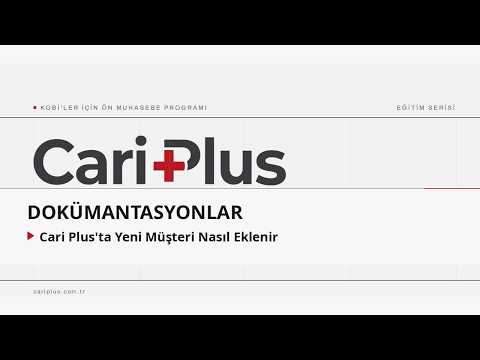 Müşteri ve Tedarikçi (Cari Kart) Kaydı Yönetimi