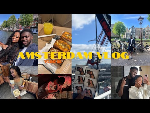 AMSTERDAM TRAVEL VLOG | viral food spots, boat rides, the famous ADAM lookout & itinerary included