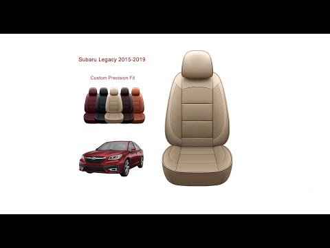 Oasis Auto  Subaru Legacy (2015-2019) seat cover installation-Custom Fit