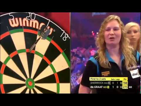 Darts Ladies World Championship 2015 Quarter Final Sherrock vs de Graaf