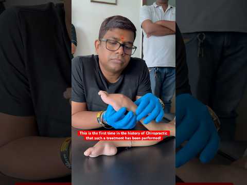 This is the first time in the history of Chiropractic that such a treatment has been performed!