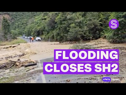 Evacuations on Friday night after flooding and slips shut SH2 | Stuff.co.nz