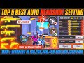 Free Fire Max Auto Headshot Trick 2025 Sensitivity Setting 2gb 4gb 6gb Ram Headshot Sensitivity