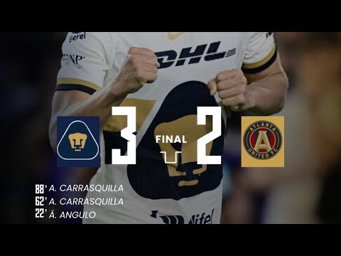 Resumen y Goles Pumas UNAM vs Atlanta United 3×2 Leagues Cup 2025
