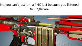 Jungle work gun meme