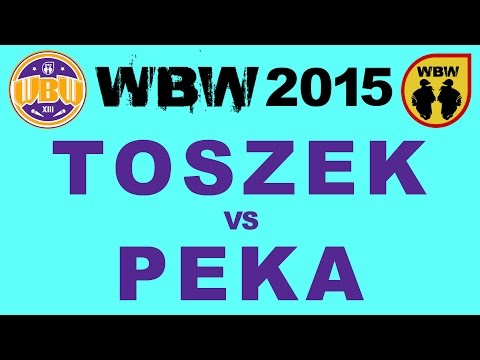 Peka 🆚 Toszek 🎤 WBW 2015 Gdańsk (freestyle rap battle)