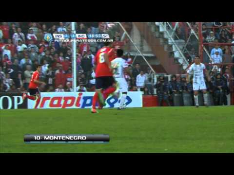 Gol de Montenegro. Instituto 1 - Independiente 1. Fecha 41. Torneo Primera B Nacional. FPT