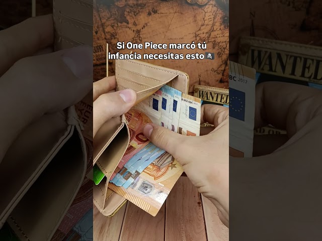 Vídeo relacionado con One Piece Cartera Niño Juvenil y Hombre, Billetera con Compartimentos para Tarjetas, Monedero con Cremallera, Regalos de Anime (Beige)