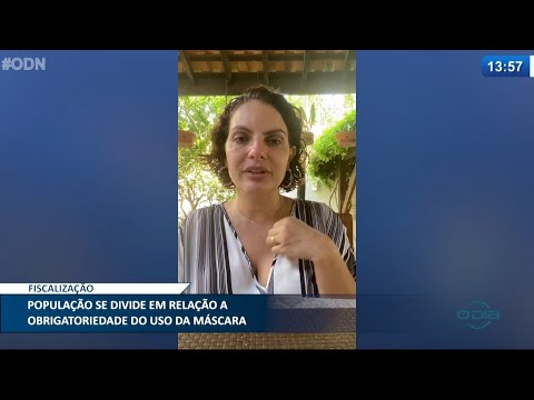 População se divide em relação a obrigatoriedade do uso da máscara 27 04 2021