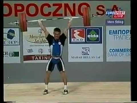 2002 World Weightlifting 56 Kg Clean and Jerk.avi