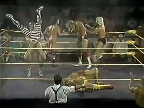 Paul Orndorff Stan Lane Tom Prichard Robert Gibson - Mountain Mayhem Royal Rumble - 4/23/1992 - SMW