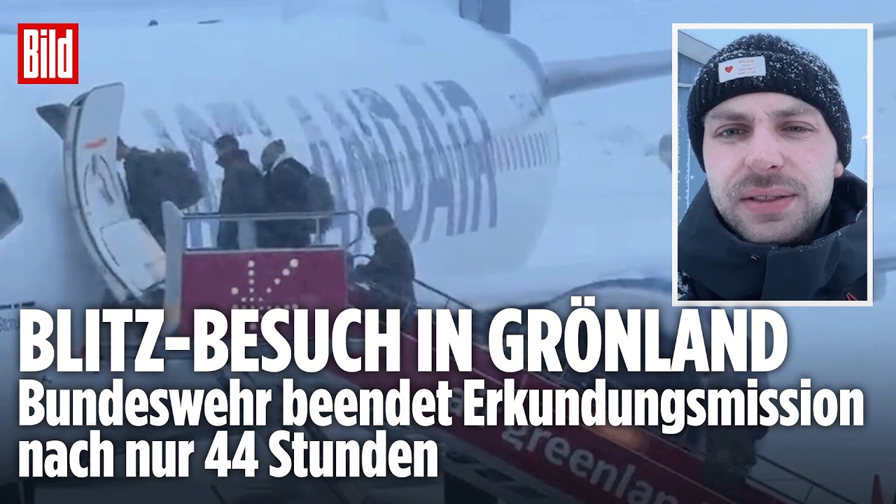 PLÖTZLICHE RÜCKKEHR: Bundeswehr verlässt Grönland nach nur 44 Stunden