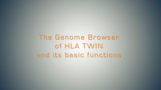 The Genome Browser of HLA Twin (Basic)