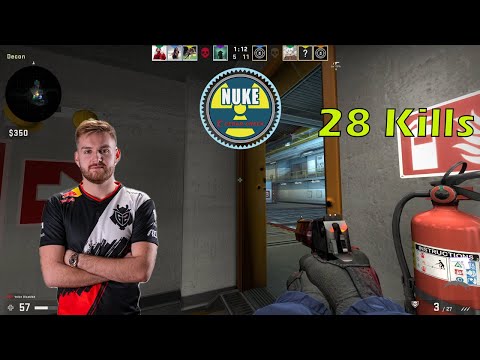 POV G2 Niko Testing New Crosshair (with jks, m0NESY) Faceit | Nuke 28 frags