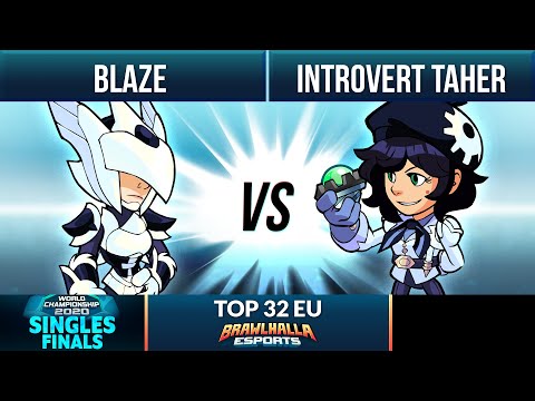 Blaze vs Introvert Taher - Top 32 - Brawlhalla World Championship 2020 - 1v1 EU