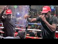 ERICKSON LUBIN PAYS HOMAGE TO MARVIN HAGLER WITH "WAR" HAT; LOOKS SHARP DURING WORKOUT FOR ROSARIO