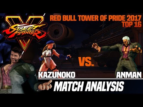 SFV Match Analysis: RB Tower of Pride 2017 - Kazunoko vs. Anman