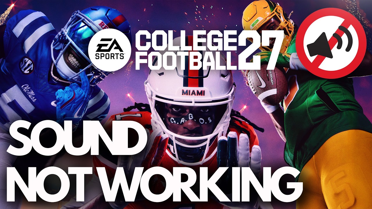 EA Sports College Football 27 | FIX: Audio Not Working, Crackling, Stutter & Muffled Sound PC