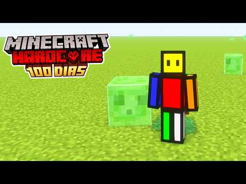Sobreviví 100 Días en un MUNDO PLANO en Minecraft Hardcore