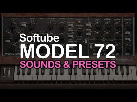 Softube Model 72 Synthesizer - Sounds and Presets Demo (No Talking)