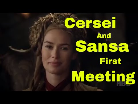 [Cersei, Joffrey And Sansa First Meeting In Game Of Thrones]