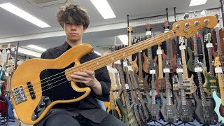 Video thumbnail for Fender / Custom Shop 70's Jazz Bass NOS NAT/M【Test Play】 by Bass Sound Maniac