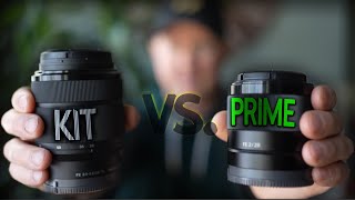 Kit Lens VS Prime Lens for YouTube - Is It Really Worth Upgrading RIGHT Away?!