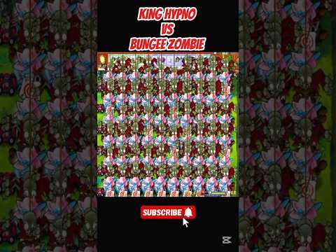 *KING HYPNO SHROOM VS BUNGEE ZOMBIE*#shorts  #short #pvz #youtubeshorts #shortvideo #pvzfusion