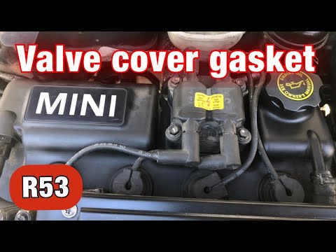 R53 Mini Cooper S valve cover gasket & spark plug tube seal replacement (how to)