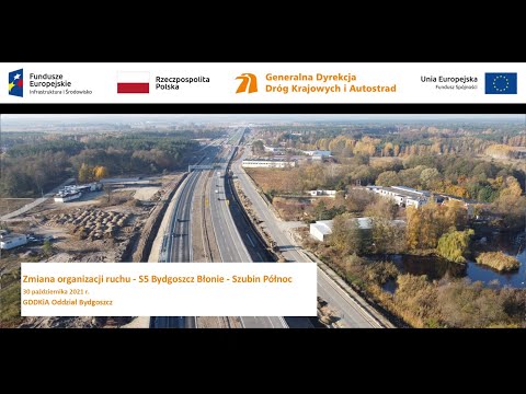 Zmiana organizacji ruchu na S5 Bydgoszcz Błonie - Szubin Północ