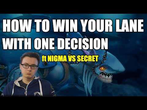 3K Noob Match Analysis Dota 2 ft Miracle (Slark) - NIGMA vs SECRET.