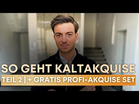 So geht Kaltakquise - Teil 2 (inkl. Leitfaden + Akquiseplaner | GRATIS PDF)