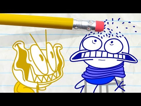 Mini Pencilmate Takes His Revenge! -in- SHOCK AND ROLL | Pencilmation Cartoons for Kids