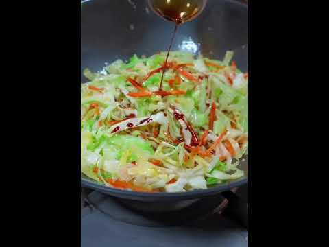 Bắp cải xào trứng