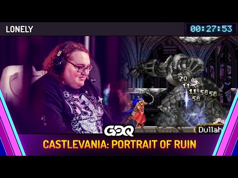 Castlevania: Portrait of Ruin by Lonely in 27:53 - Awesome Games Done Quick 2025