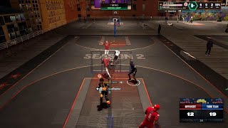 NBA 2K26 Blocking a shot to Yucatan with my 6'6 pg