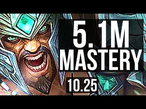 TRYNDAMERE vs ANIVIA (MID) (DEFEAT) | 5.1M mastery, 2300+ games, 6 solo kills | NA Diamond | v10.25